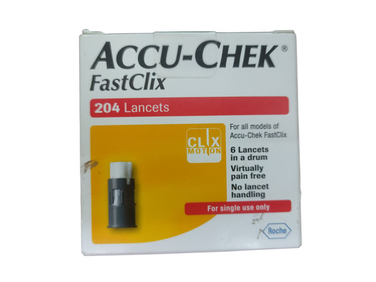 ACCU-CHEK Accu Chek Accuchek Fastclix 200 Plus 4 Lancets - 204 Lancets