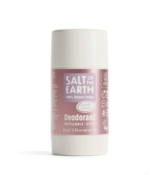 Salt of the Earth Lavender & Vanilla Natural Deodorant Refillable Stick - 84g