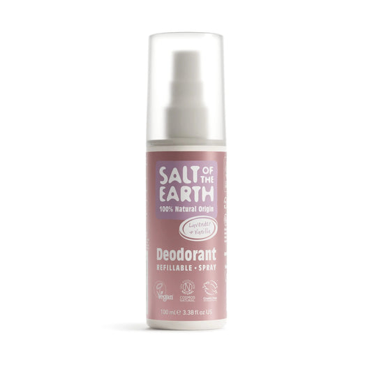 Salt Of The Earth Lavender & Vanilla Natural Deodorant Refillable Spray - 100ML