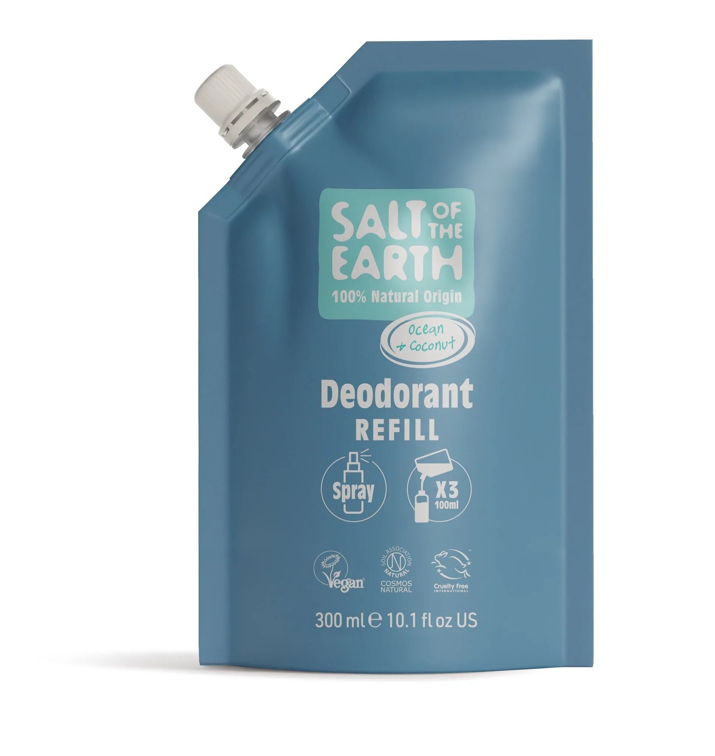 Salt Of The Earth Ocean & Coconut Deodorant Spray Refill Pouch - 300ML