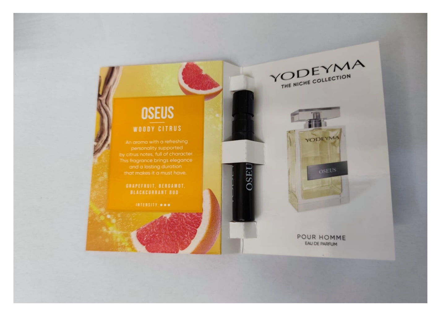 Yodeyma Eau De Men Frangrances Niche Parfum Perfume - OSEUS WOODY CITRUS - 1.2ml