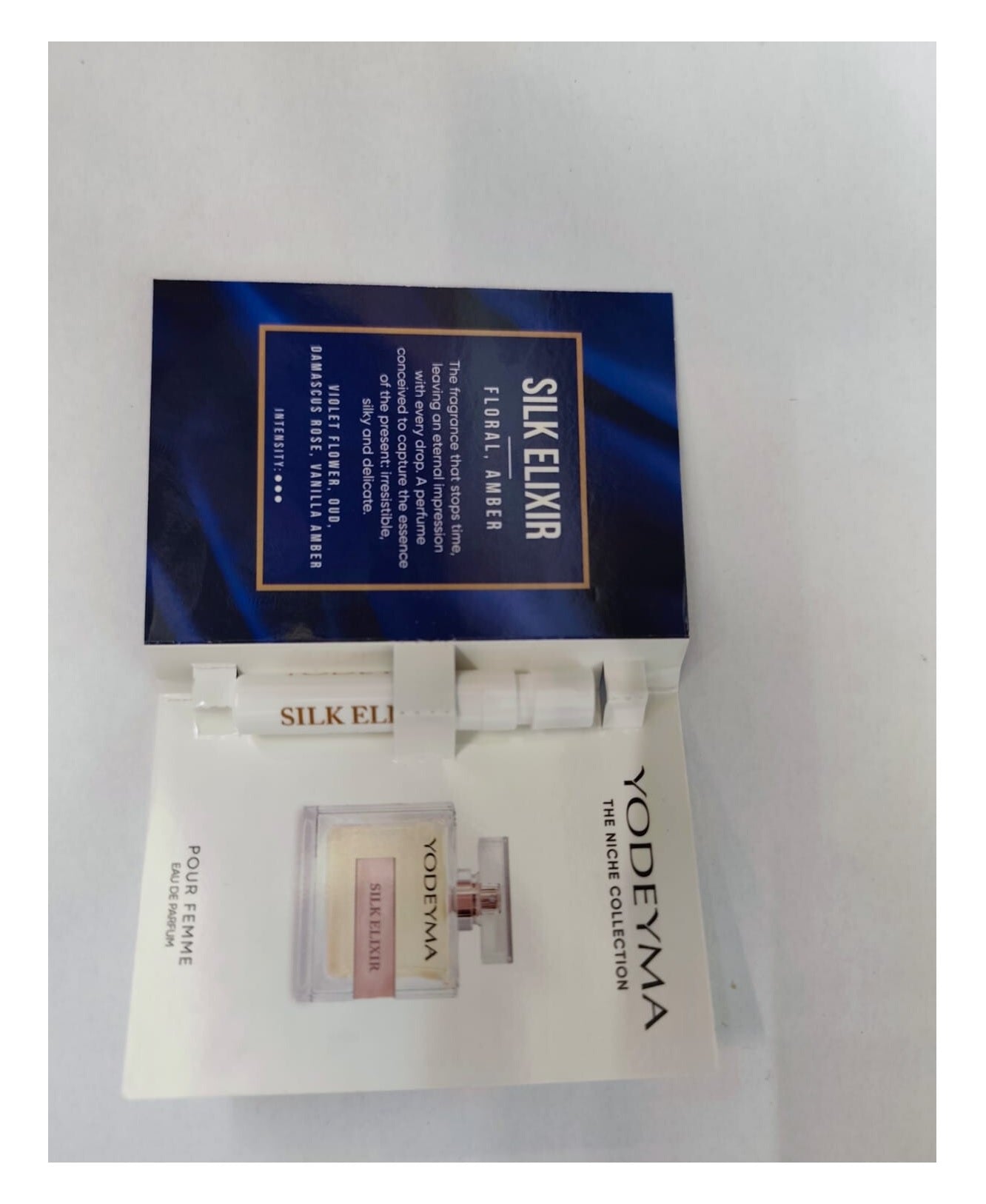 Yodeyma Eau De Women Femme Niche Parfum Perfume Scent - SILK ELIXIR - 1.2 ml