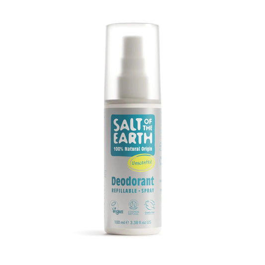 Salt of the Earth Unscented Natural Deodorant Refillable Spray - 100ML
