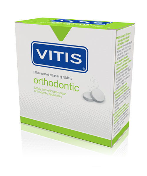 VITIS Orthodontic Effervescent Splint Appliances Cleaning Cleansing - 32 Tablets