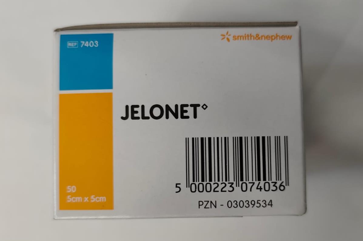 JELONET Parafin Gauze First Aid Wound Dressing - 7403 - 5 X 5 cm