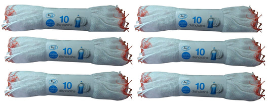 Tidyz  Extra Value - 25 X 30 cm - 10 Dishcloths Dish Cloths X 6 - 60 Dishcloths