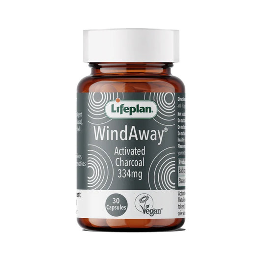 Lifeplan WindAway Rapid Release Activated Charcoal 334mg Supplement 90 Capsules