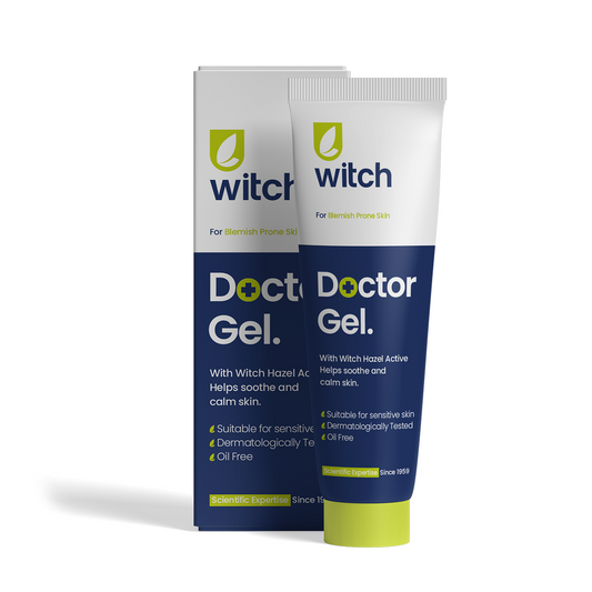 Witch Doctor Gel With Hazel Active Helps Soothe Calm Blemish Prone Skin - 35ml